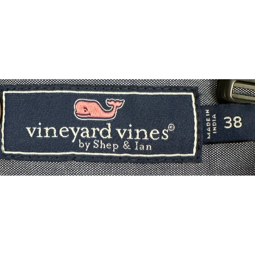 Vineyard Vines Breaker Shorts Mens 38 Coral Pink Khaki Chino Casual Stretch Logo
